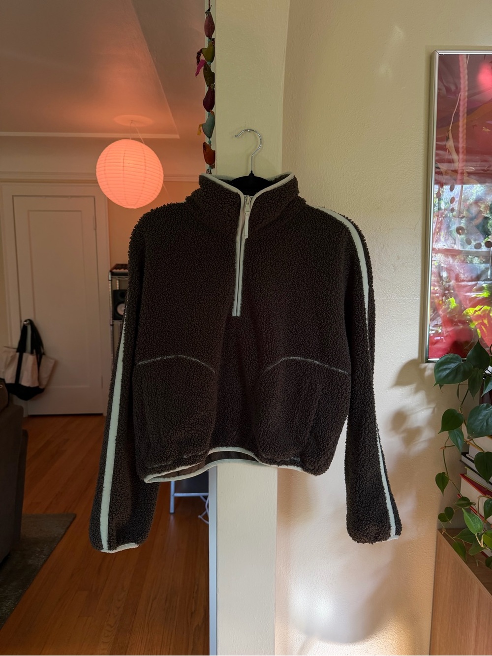 Dark Green Fuzzy Old Navy Pullover Sweater